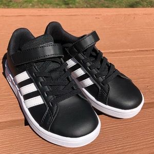 Black Adidas Shoes Toddler 11 Grand Court Sneaker